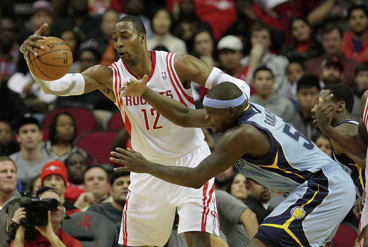Dwight Howard left, didn't have much luck with Zach Randolph, so the Rockets turned to Donatas Motiejunas.