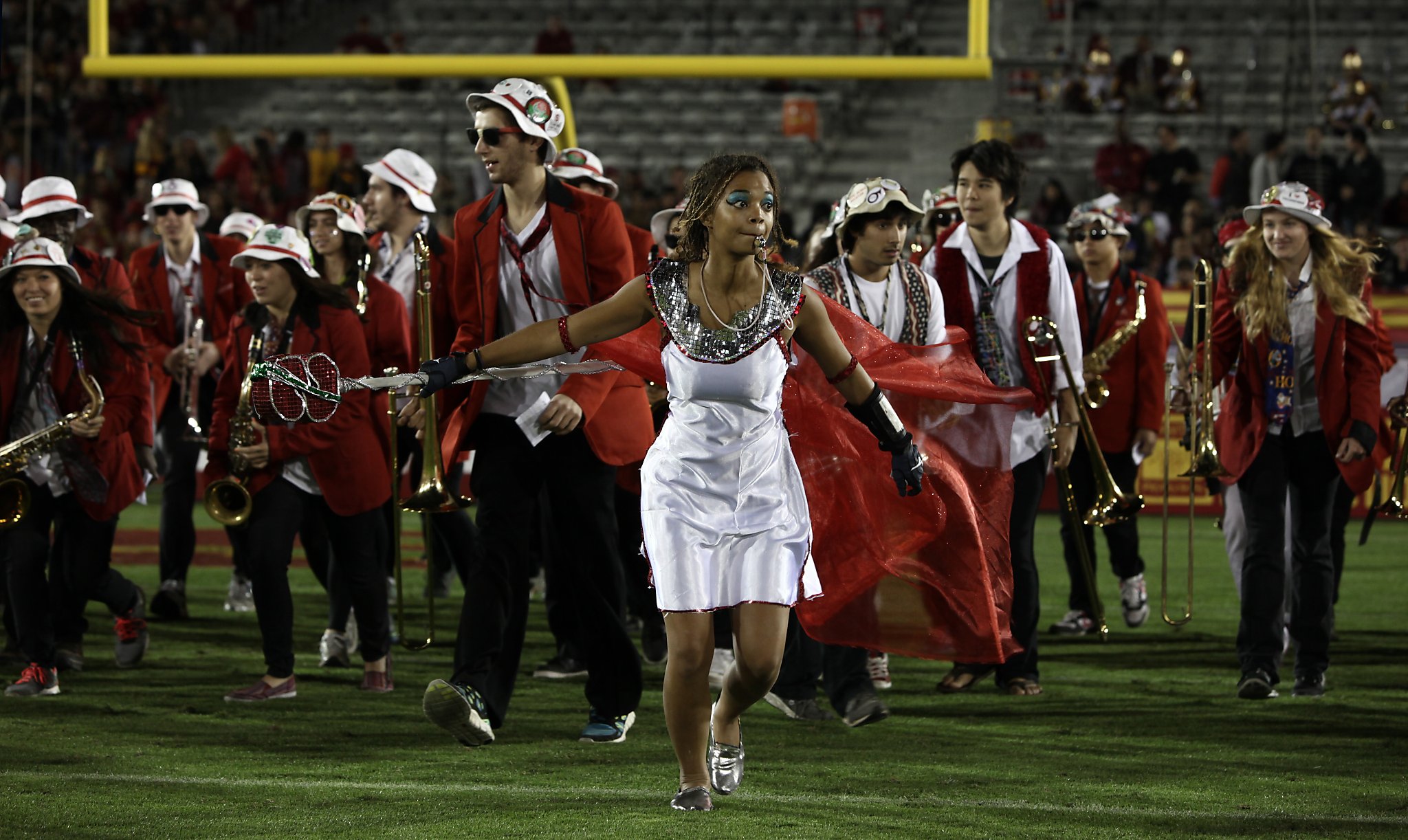 Stanford Band s spiritual Leader Drum Major Known For Zany Outfits