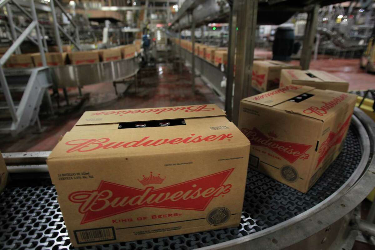 Anheuser-Busch InBev's brewery in Houston produces 16 brands, from Budweiser and Ziegenbock to Michelob Ultra and Select 55.