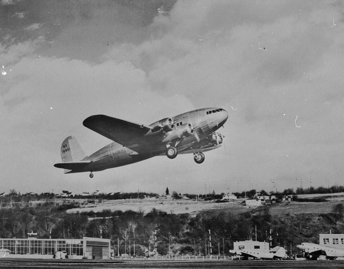 Pressurized Boeing airliner first flew 75 years ago