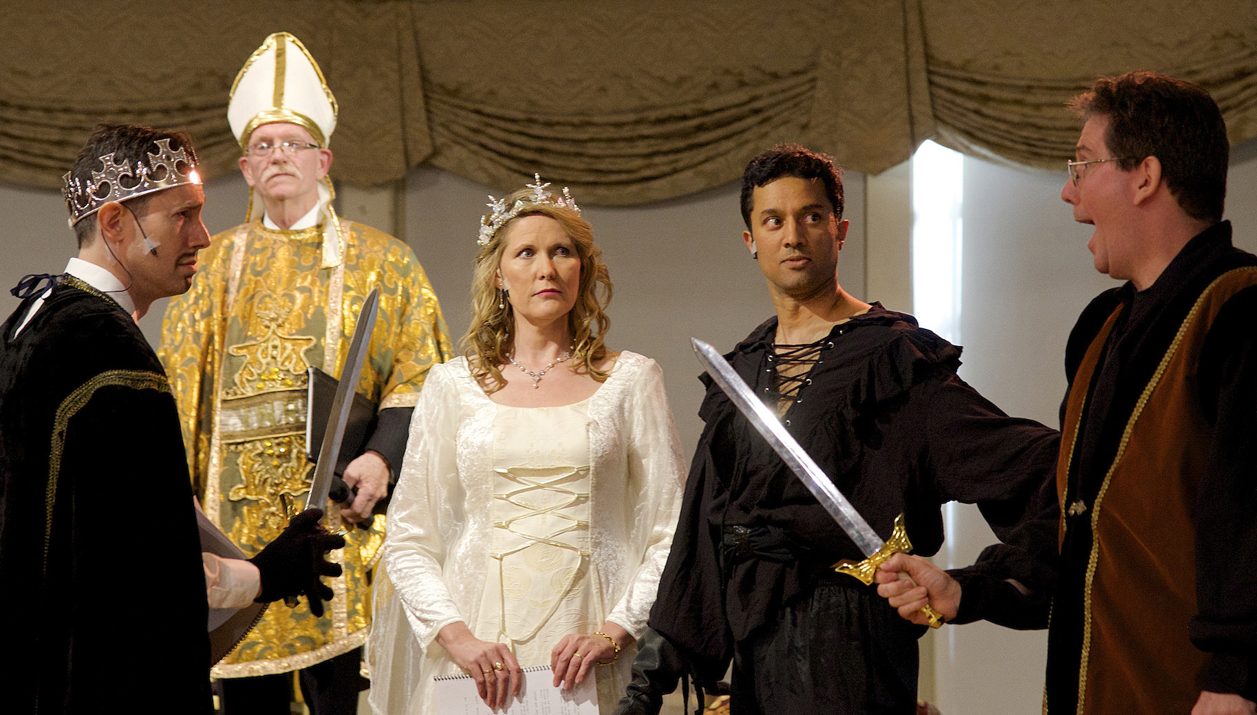 A wedding of creative talents: Princess Bride (and groom 