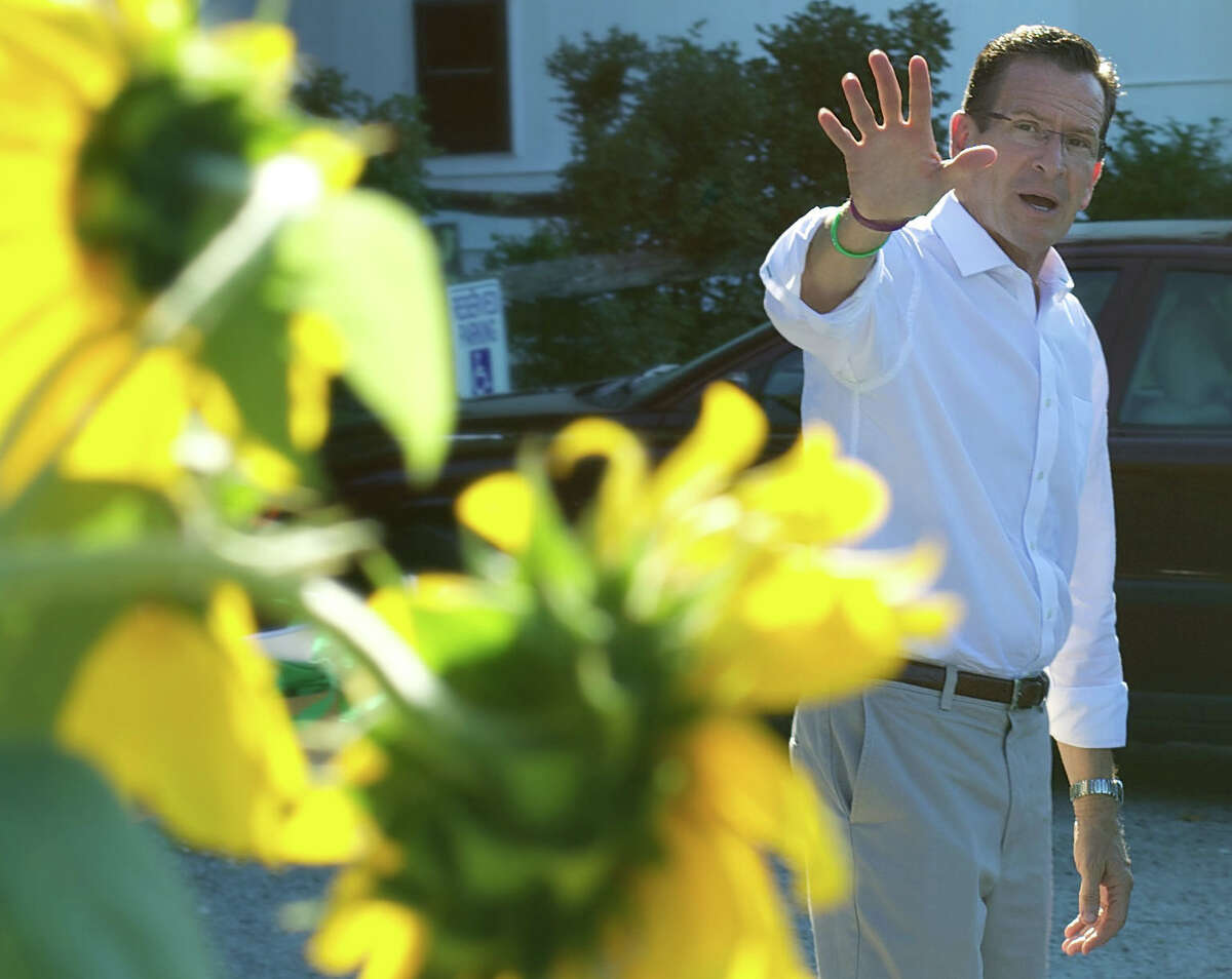 Gov. Dannel Malloy visits Hunt Hill Farm in New Milford as a show of his support for the state's travel and tourism industry. Sept. 4, 2013