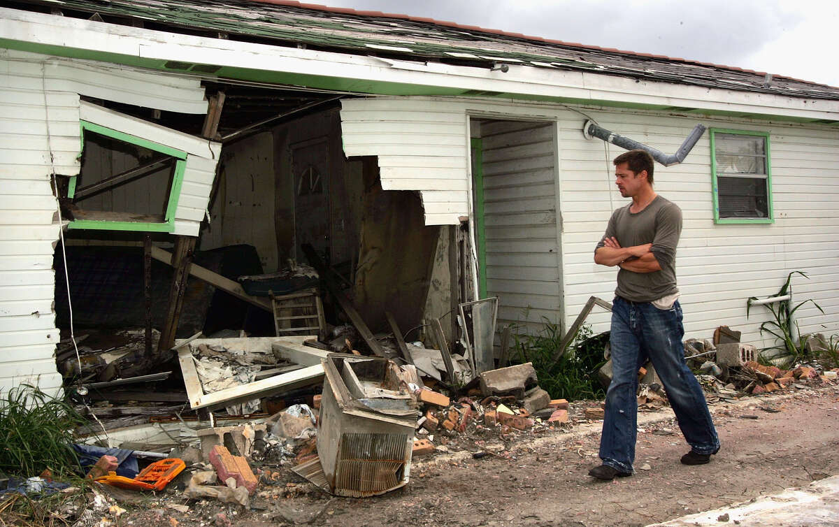 Katrina victims say Brad Pitt's charity homes are already rotting