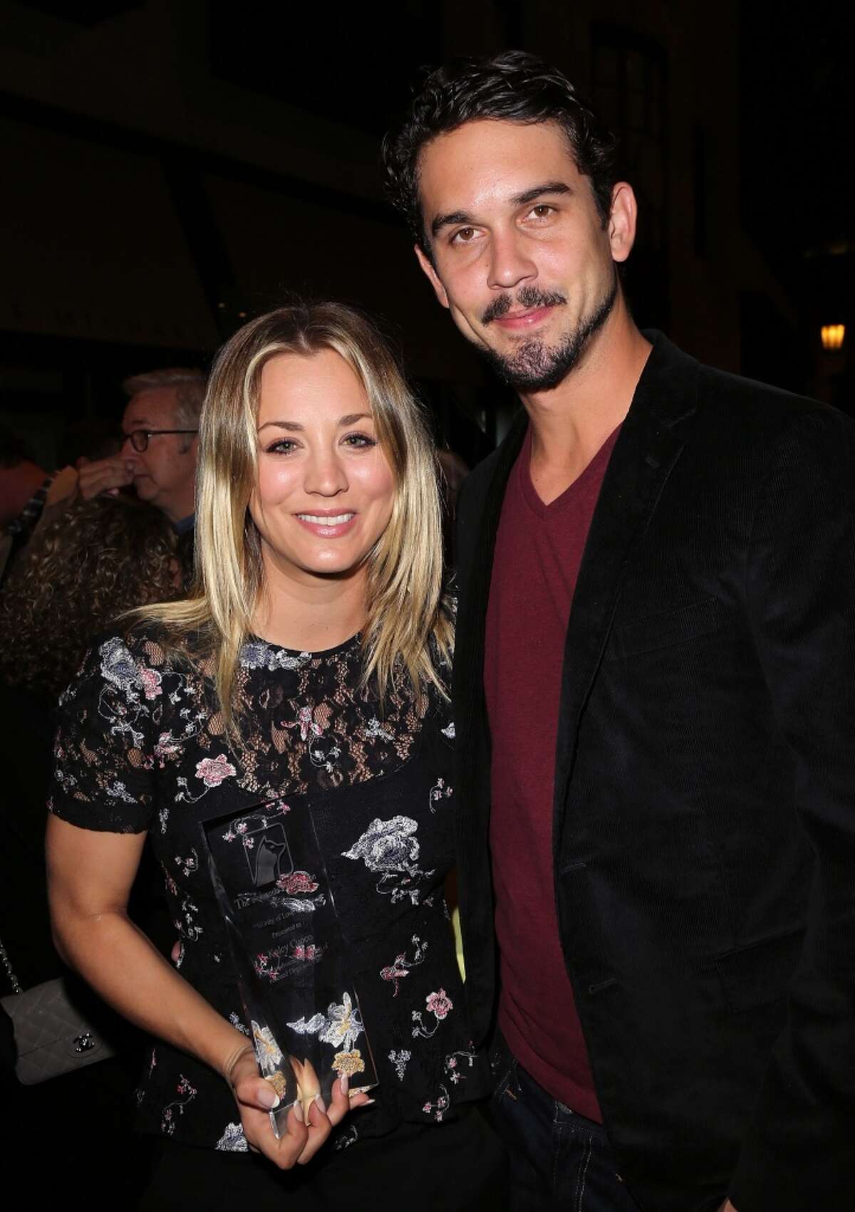 Actress Kaley Cuoco (L) and professional tennis player Ryan Sweeting were married on New Year's Eve 2013.