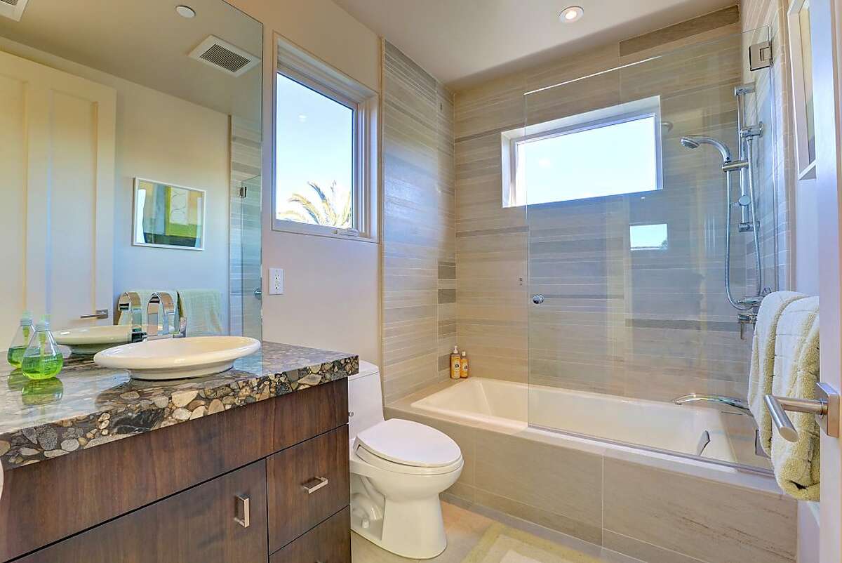 Tiburon home with modern design and two luxurious levels