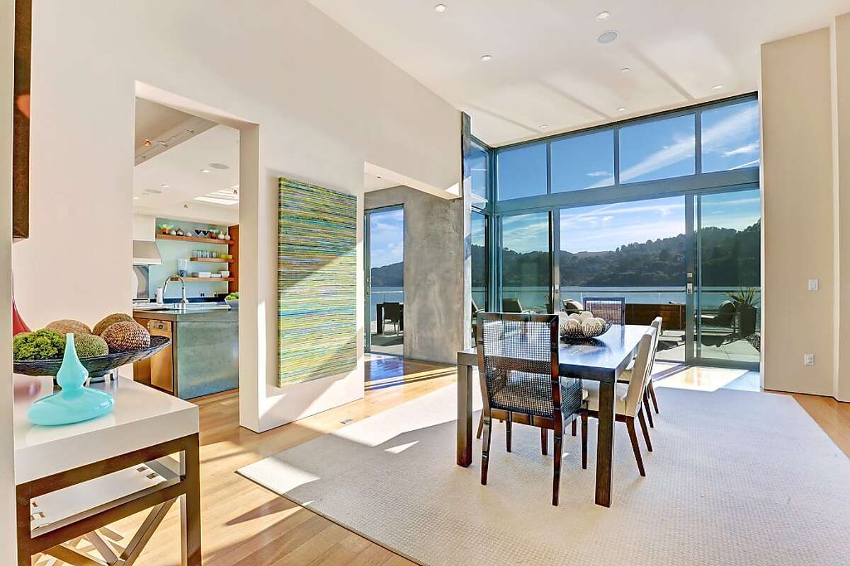 Tiburon home with modern design and two luxurious levels