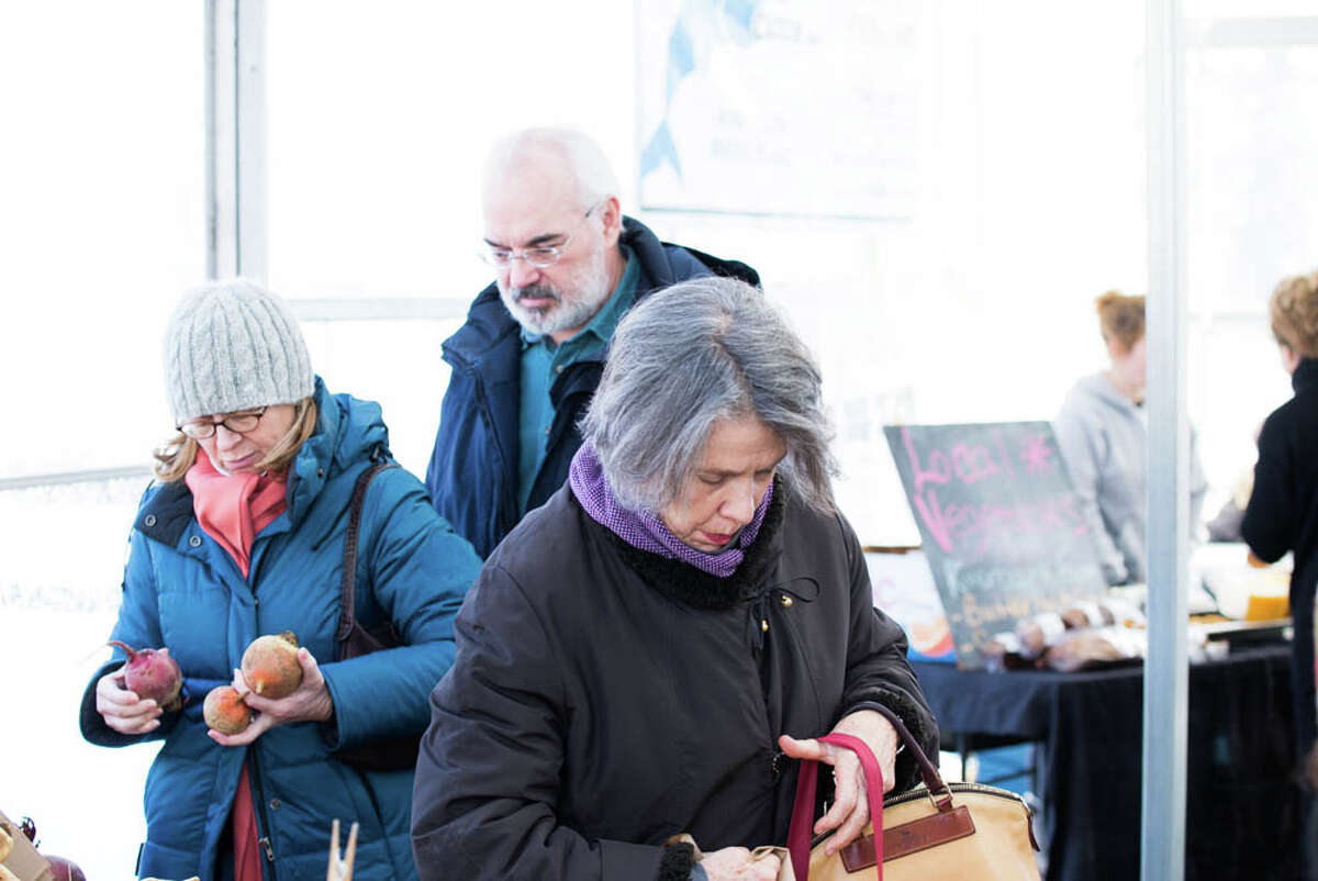 Were you SEEN buying local at the first Westport Winter Market of 2014?