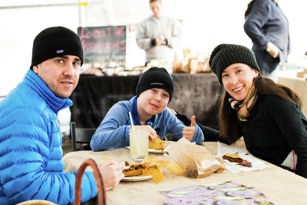 Were you SEEN buying local at the first Westport Winter Market of 2014?