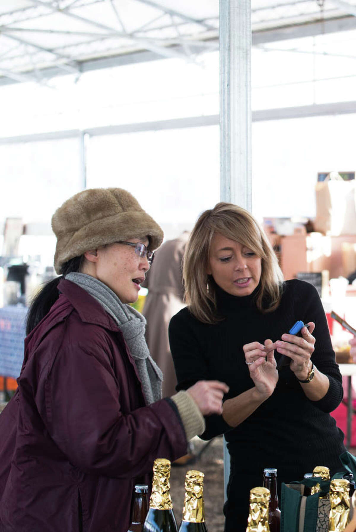 Were you SEEN buying local at the first Westport Winter Market of 2014?