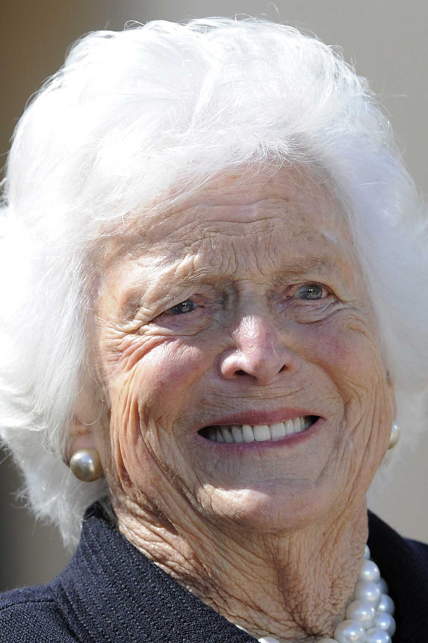 Ex First Lady Barbara Bush Leaves Houston Hospital
