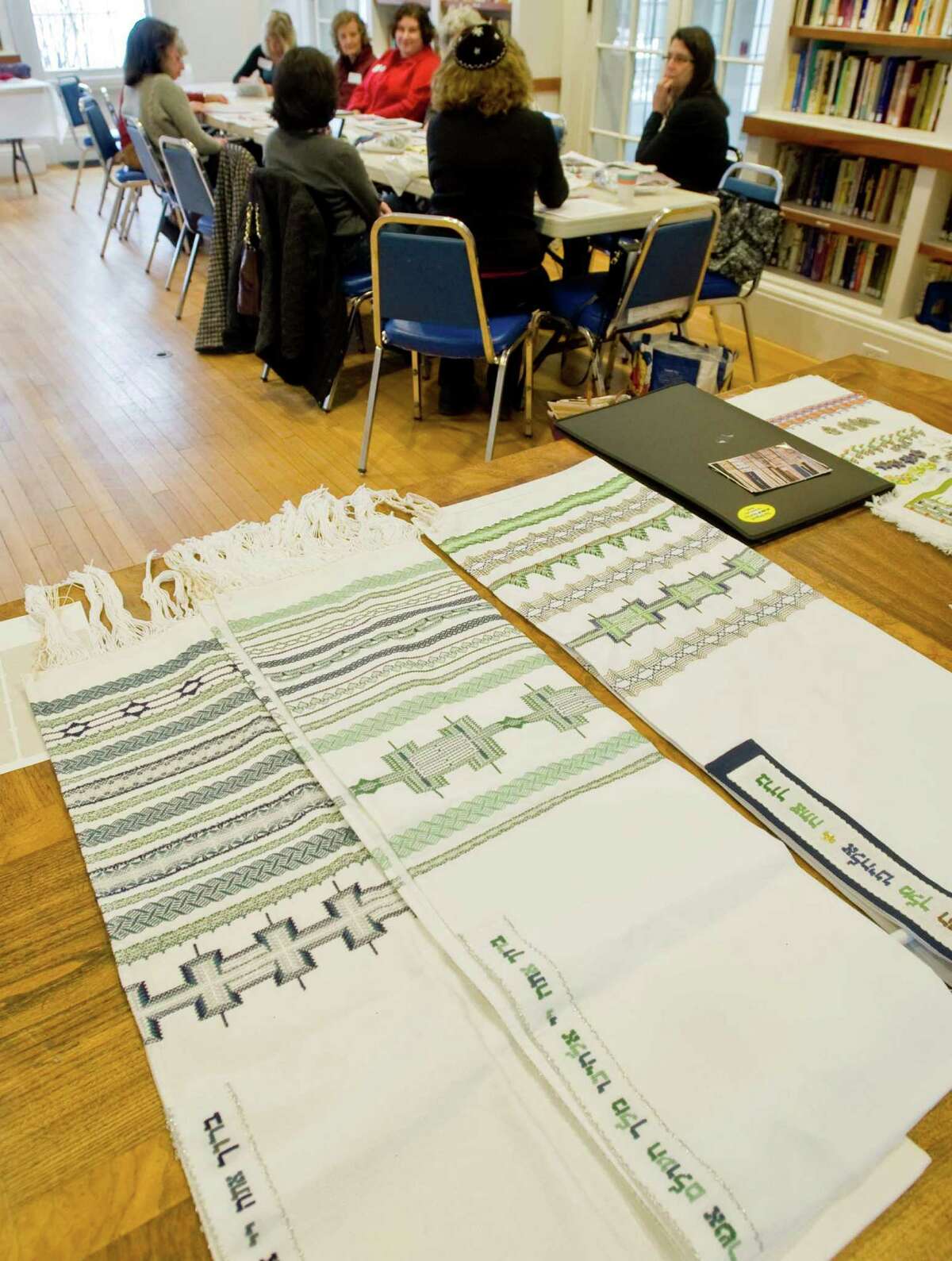 Sharing crafts, needlework inspired by Judaism