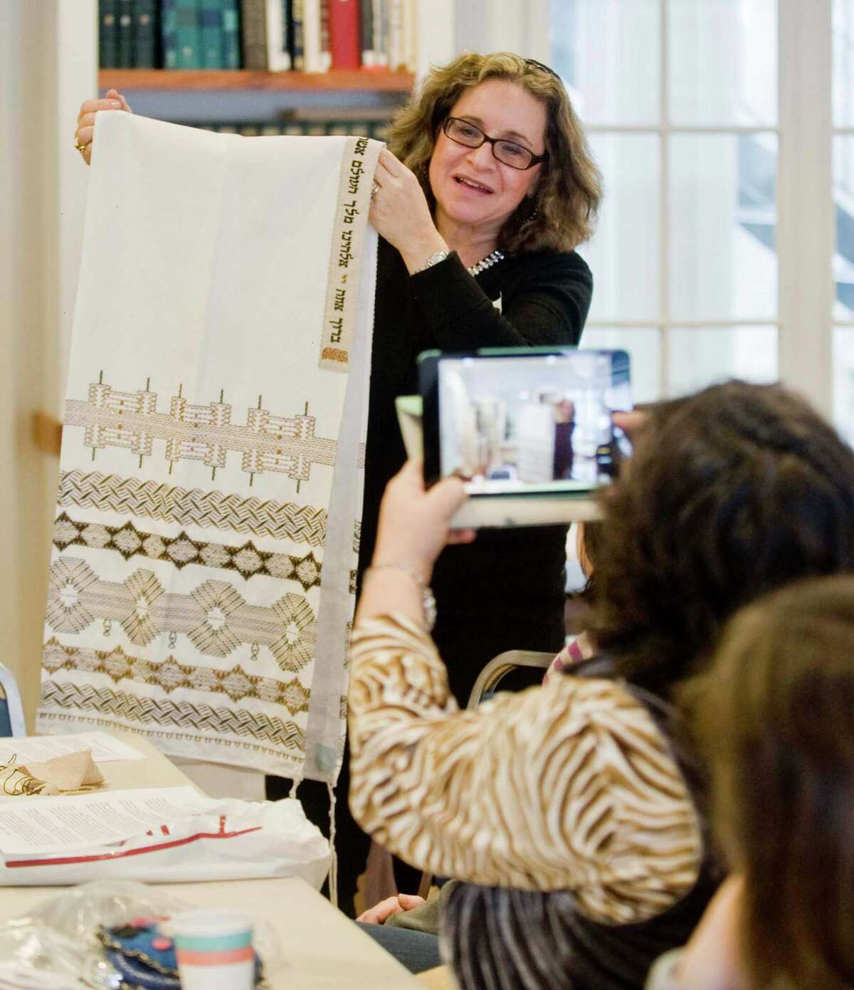 Sharing crafts, needlework inspired by Judaism