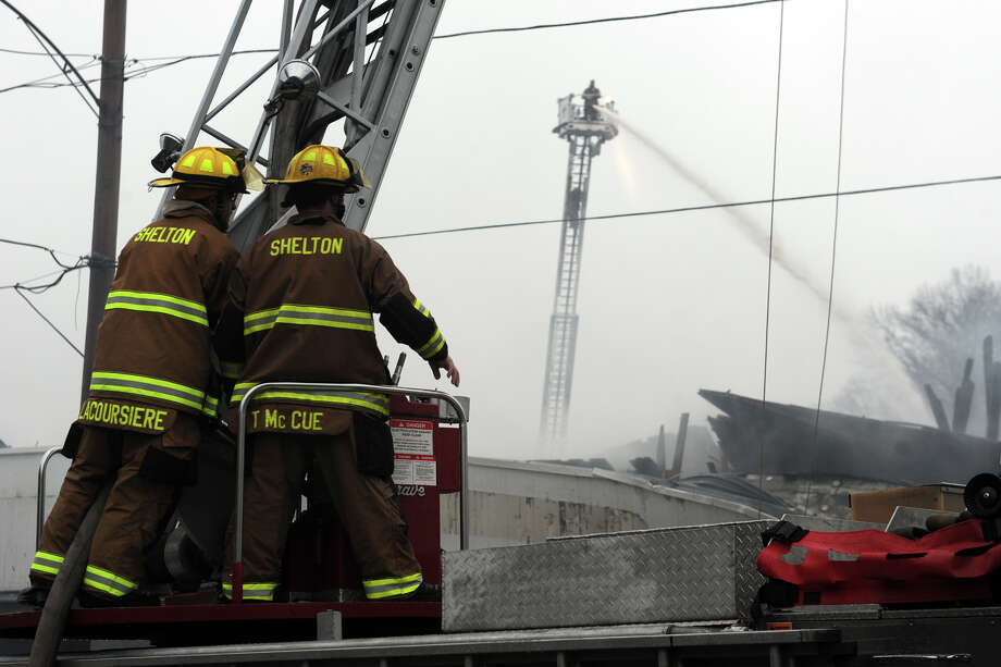 Shelton fire debris flares up briefly Connecticut Post