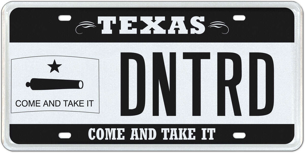 Top 10 Texas vanity plates for 2013