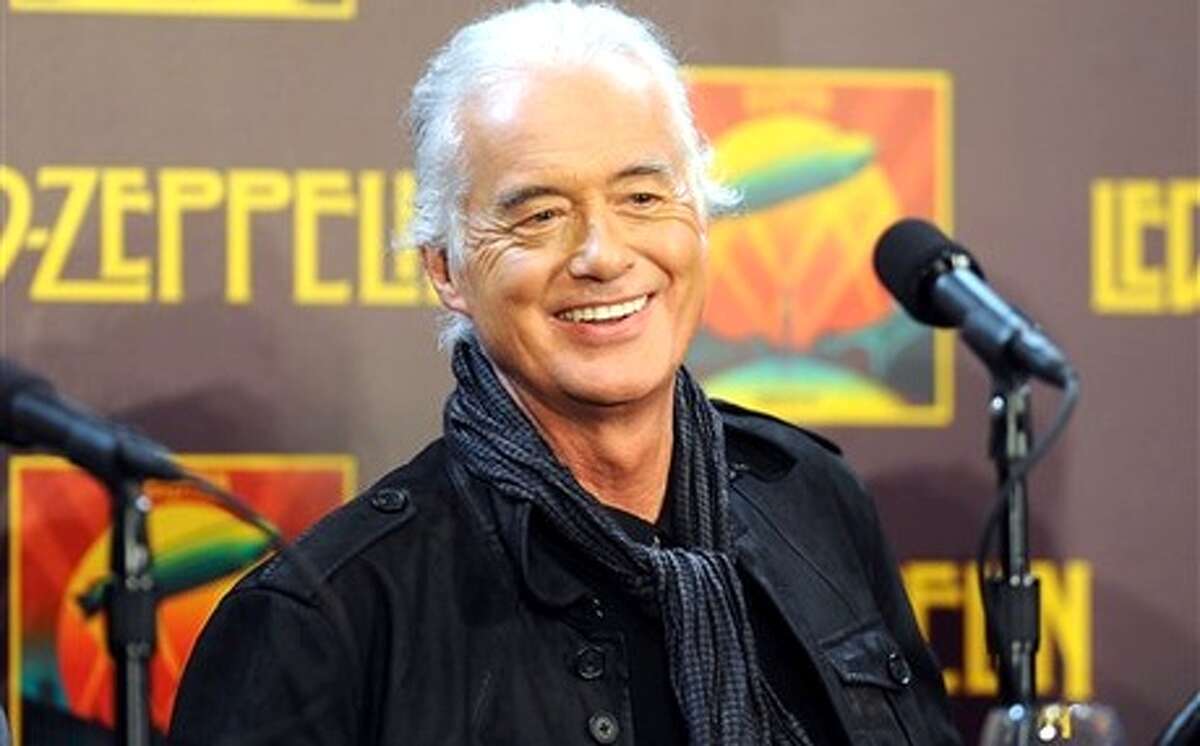 Jimmy Page, lead guitarist of Led Zeppelin Born: January 9, 1944
