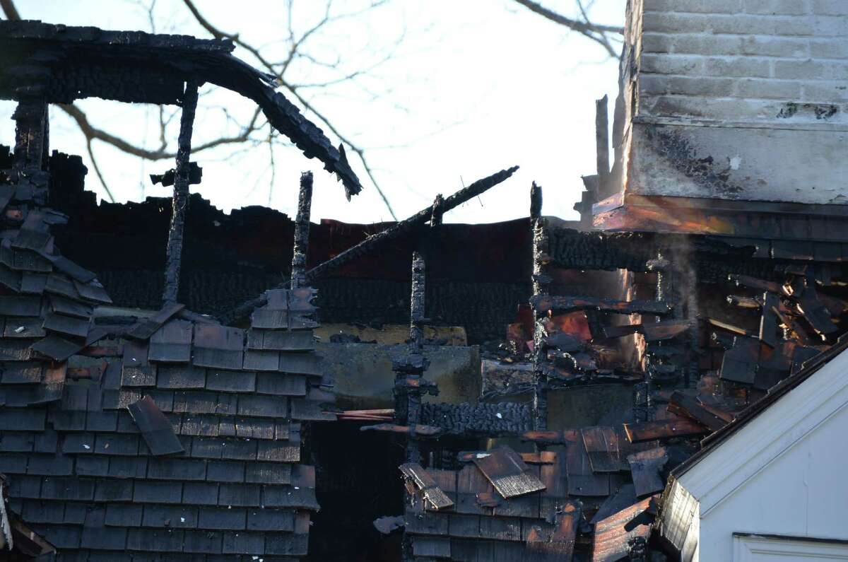 Darien home badly damaged in fire