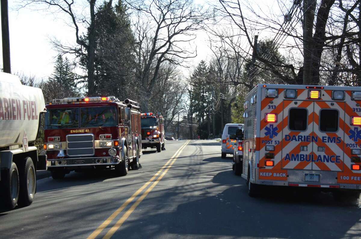Darien home badly damaged in fire