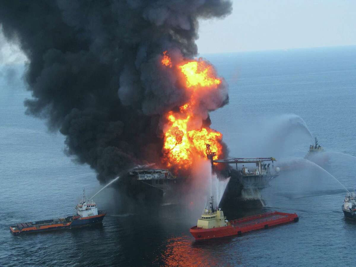 In February, Texas will announce how it will spend settlement funds from the Deepwater Horizon disaster (above). Just think how those millions could be used to restore barrier islands and wetlands, as well as protect wildlife.