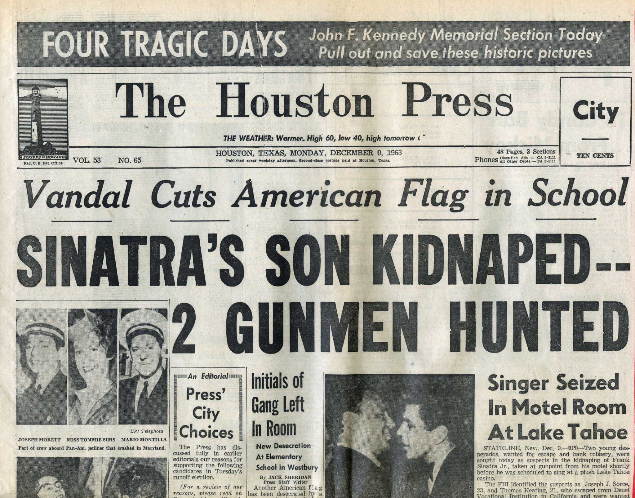 50 Year Old Newspaper Offers Window To The Past Houston Chronicle 