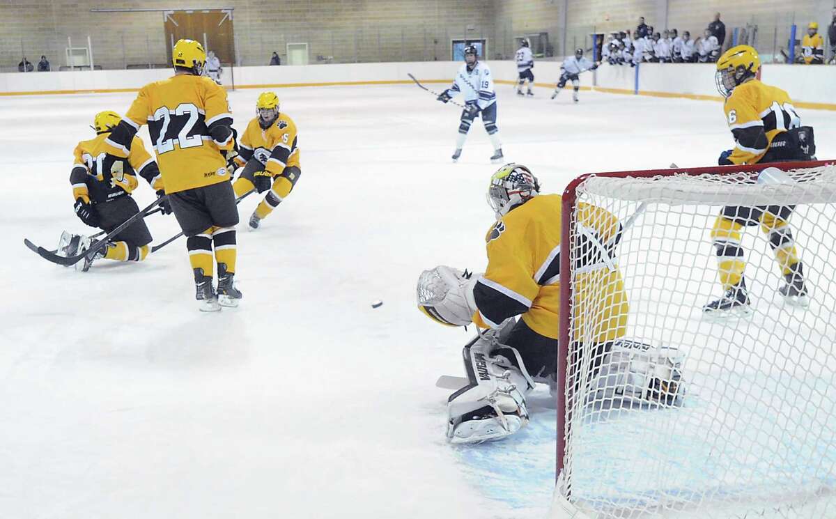 In the line of fire High school hockey goalies