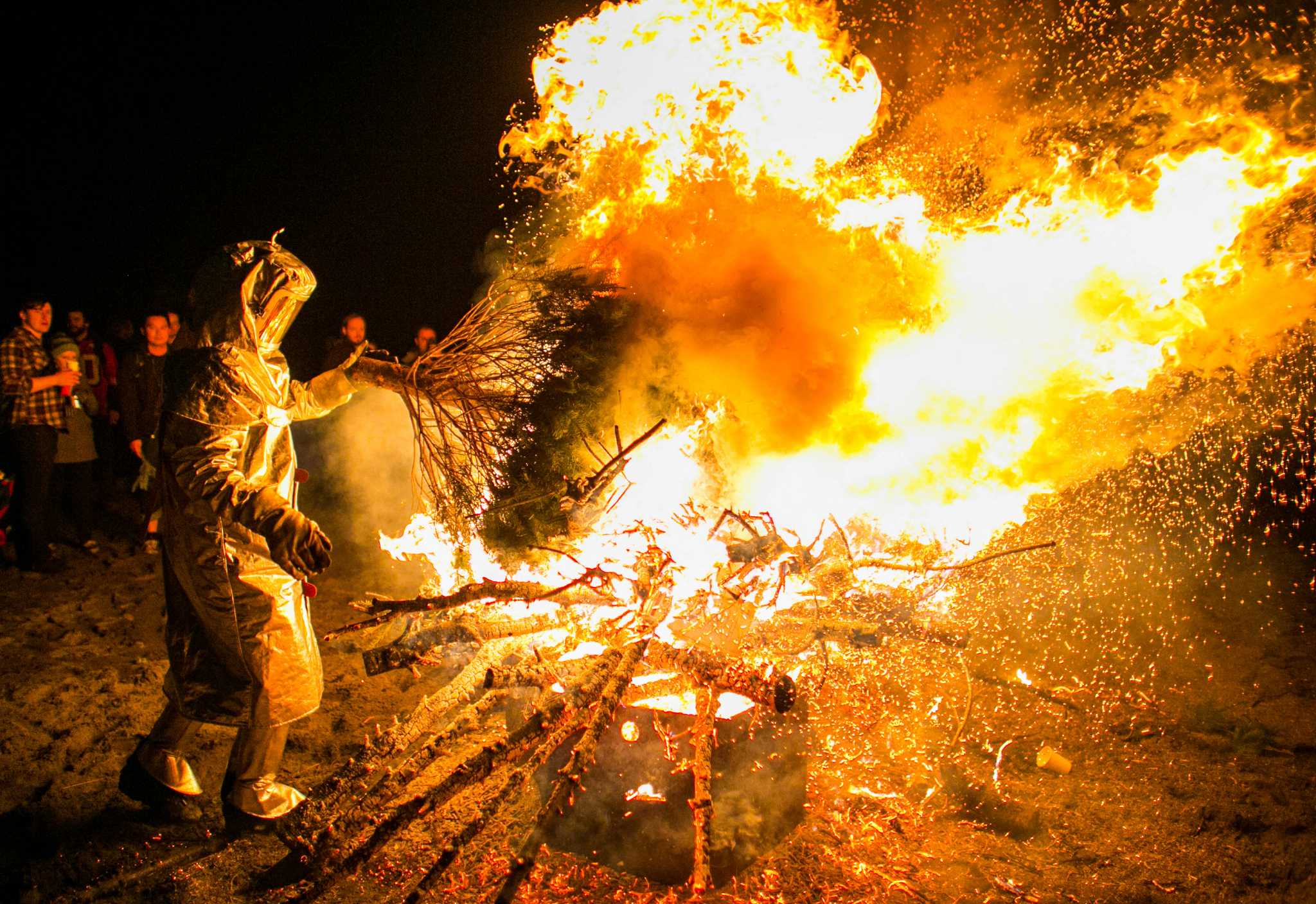 Christmas Tree Burning Guam 2022 Christmas Trees Turned Into Inferno