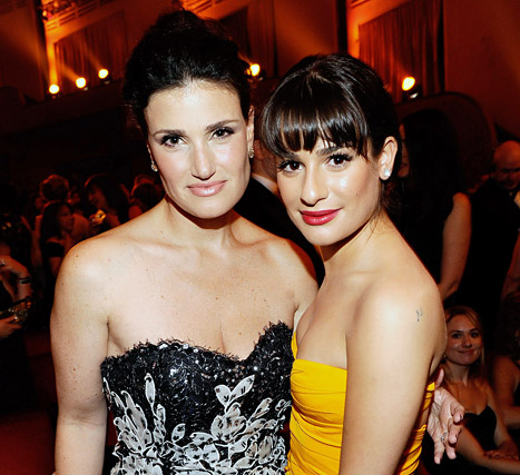 Idina Menzel Jokes About Lea Michele s Butt Vacations In