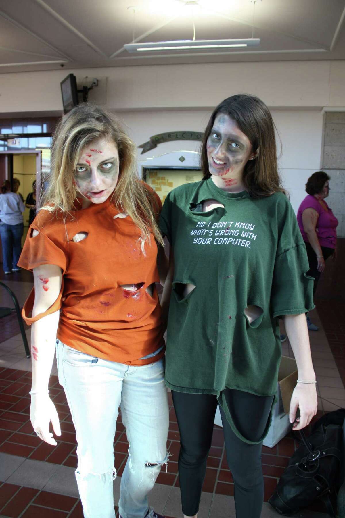 Check out who rose from the dead to attend a zombie casting call at the Santikos Bijou.