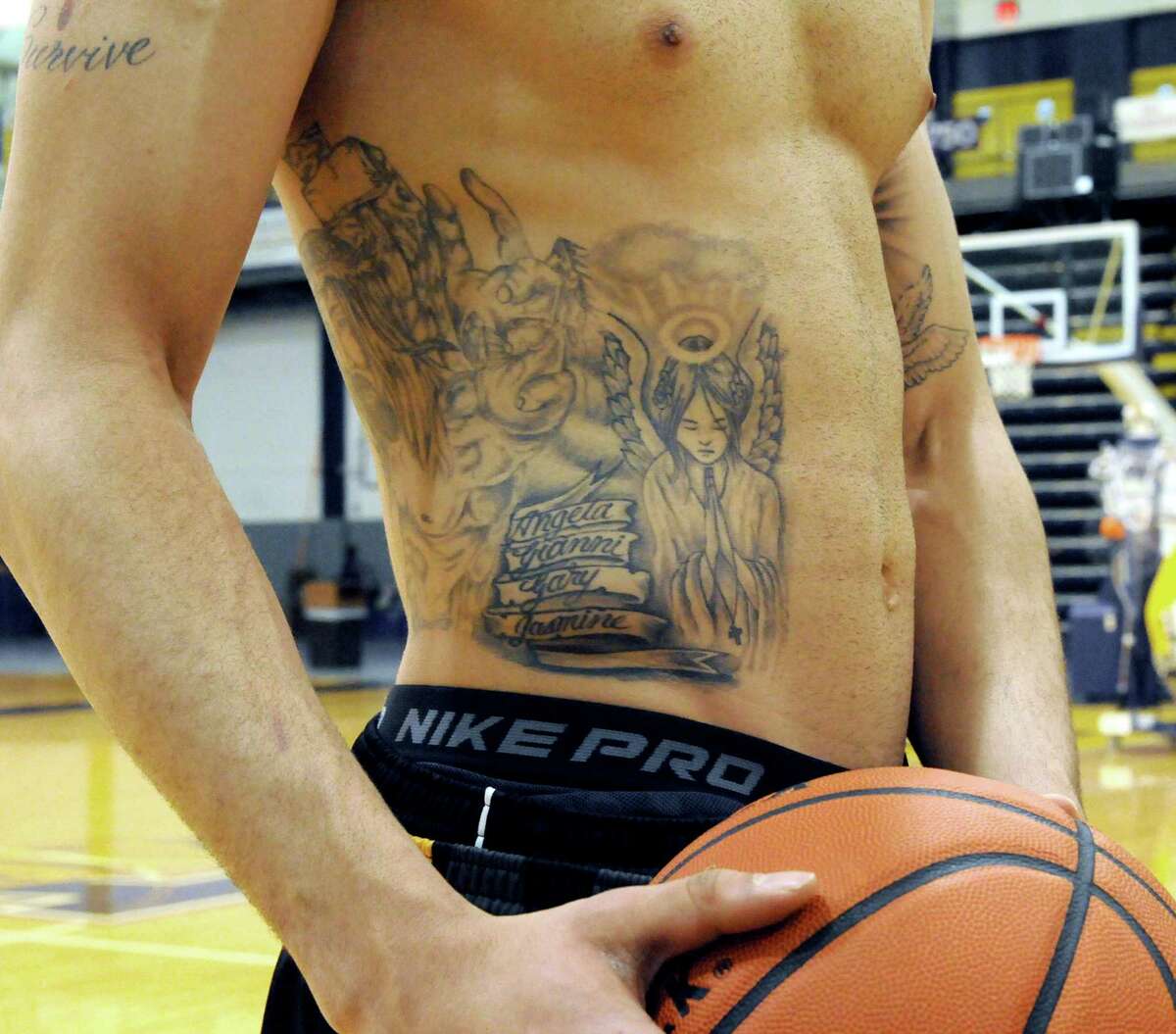 Татуировки в баскетбольном стиле
