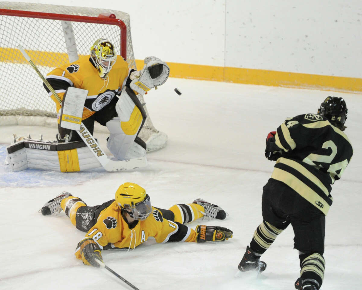 In the line of fire High school hockey goalies