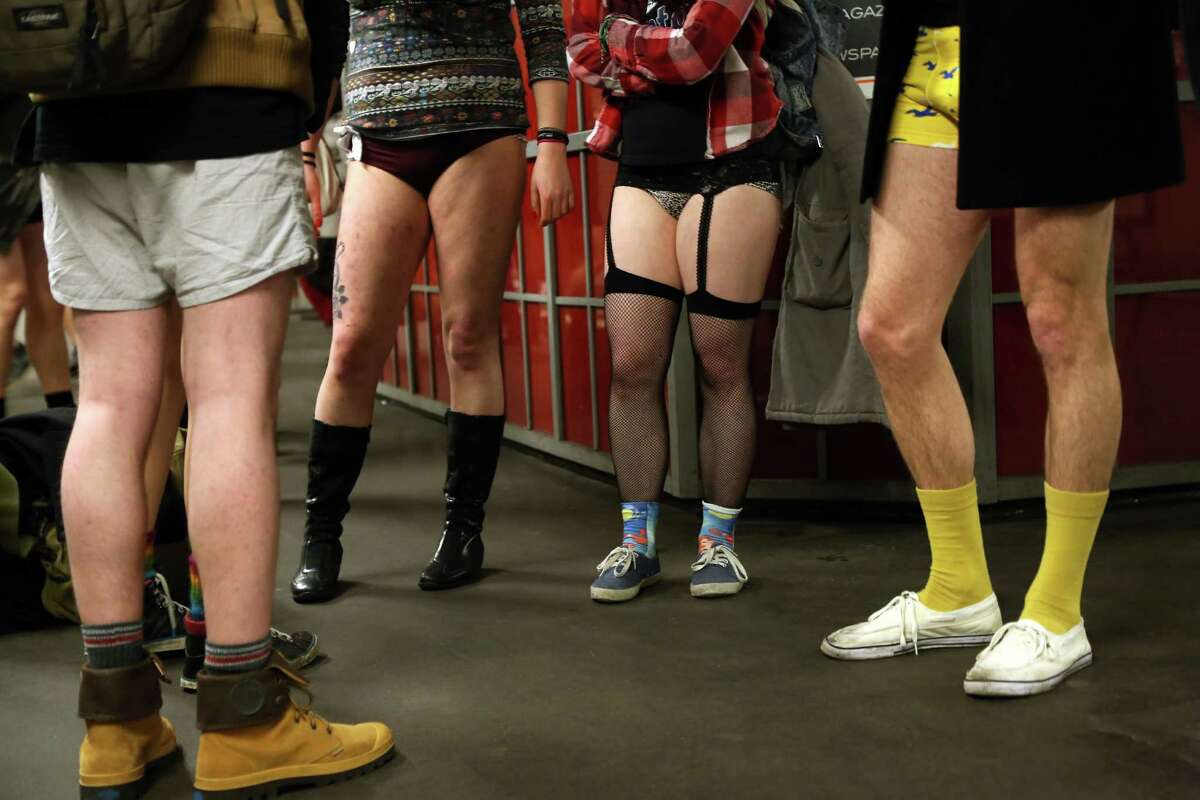 ‘No Pants’ rail rides around the world