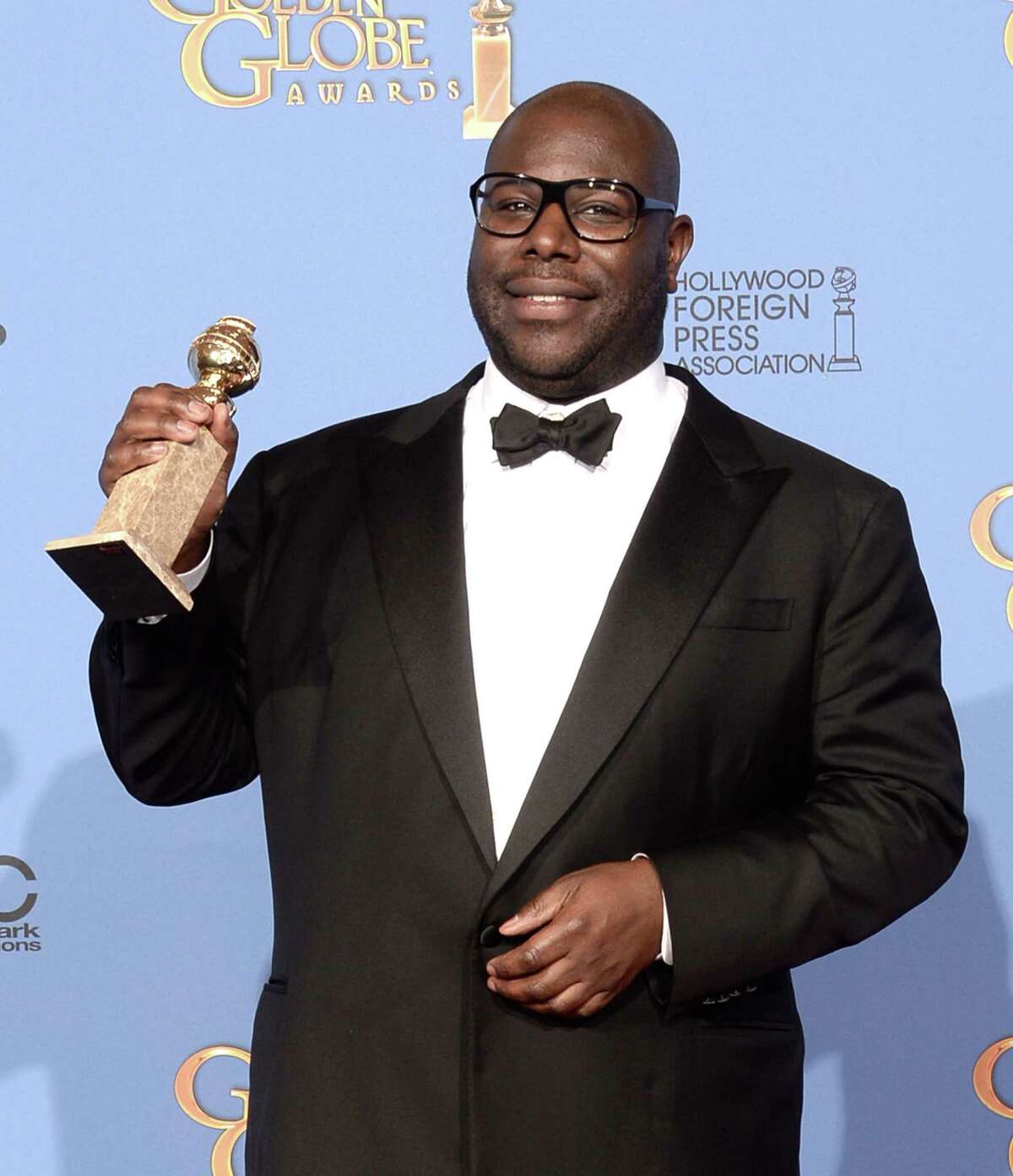 BEVERLY HILLS, CA - JANUARY 12: Director Steve McQueen, winner of Best Motion Picture - Drama for '12 Years a Slave,' poses in the press room during the 71st Annual Golden Globe Awards held at The Beverly Hilton Hotel on January 12, 2014 in Beverly Hills, California. (Photo by Kevin Winter/Getty Images)