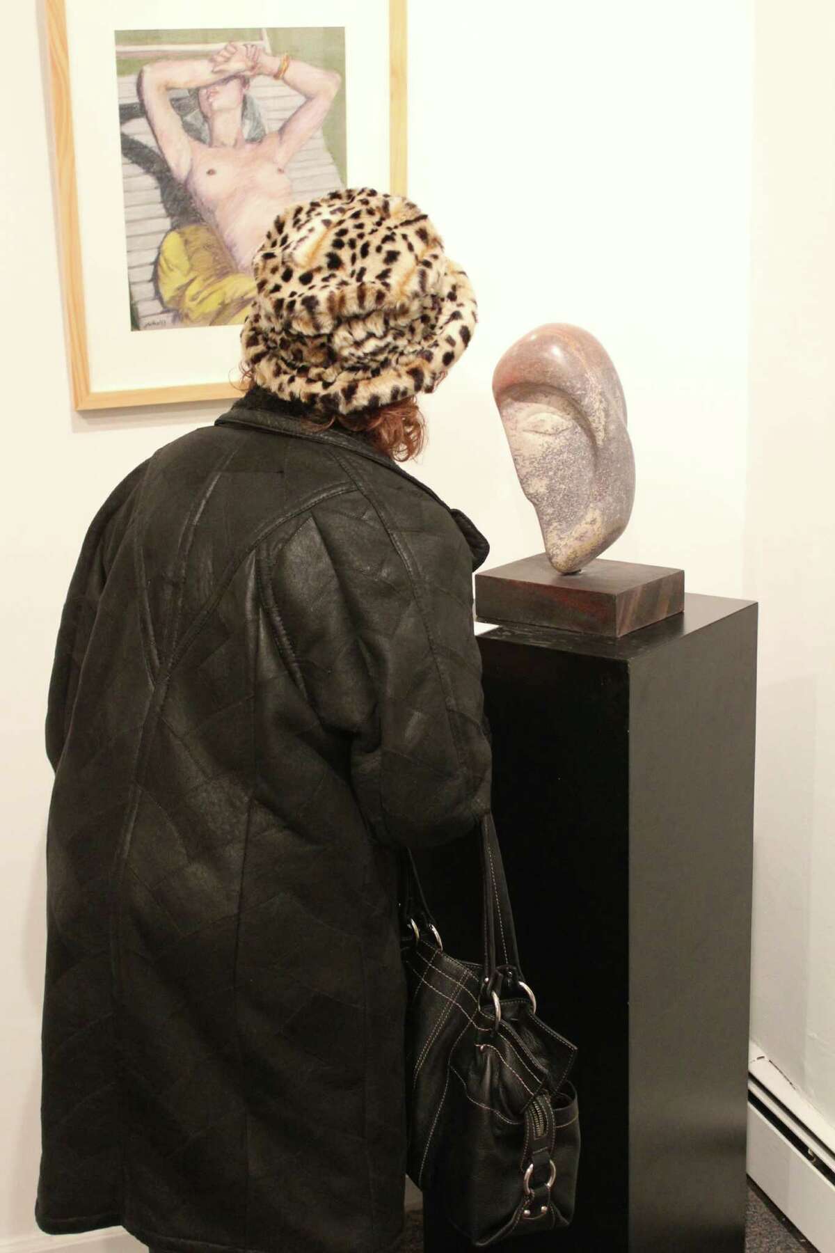 Were you SEEN at the Stamford Art Association's “Faces and Figures” exhibit opening reception on Jan. 12, 2014?