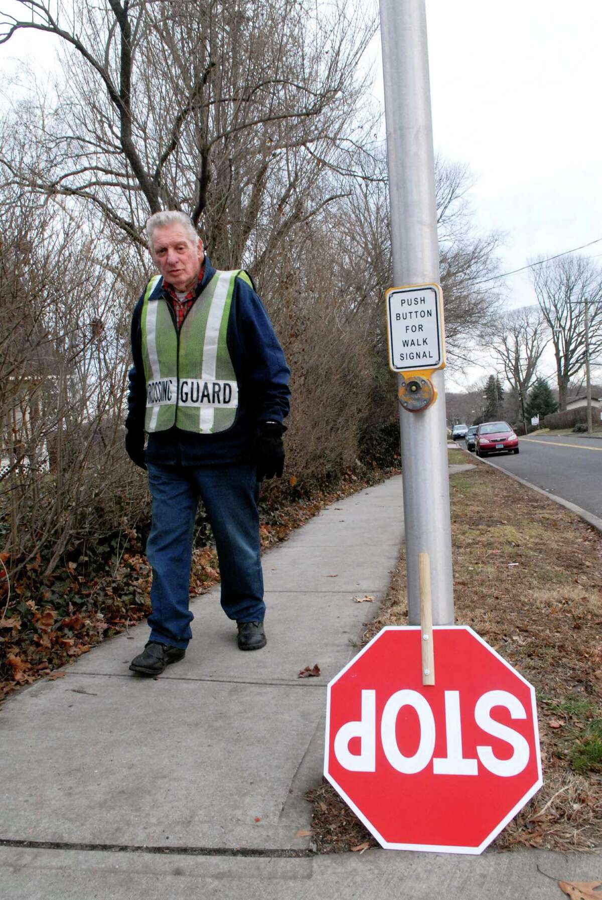 The Dart Stamford crossing guard community fixture