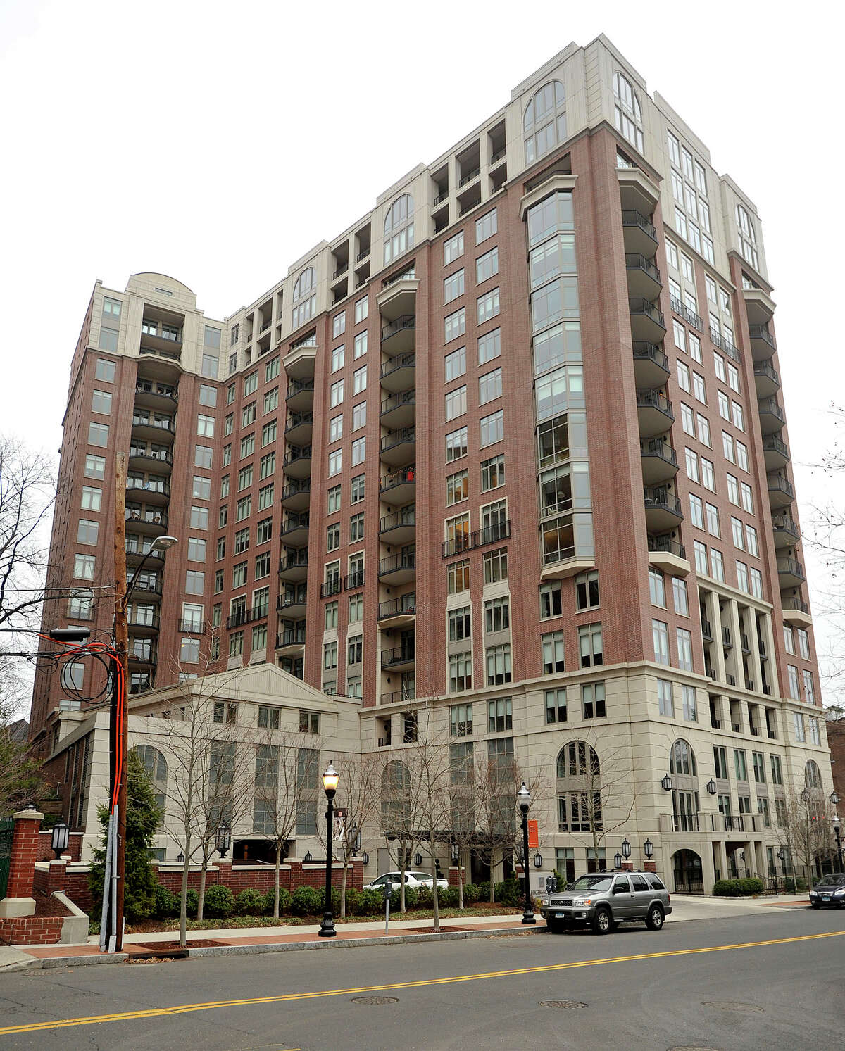 Stamford highrise back on market