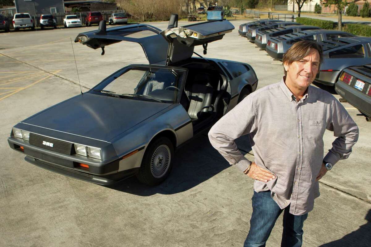 Stephen Wynne. owner of DeLorean Motor Co., in Humble, poses for a portrait Tuesday, Jan. 14, 2014, in Humble.