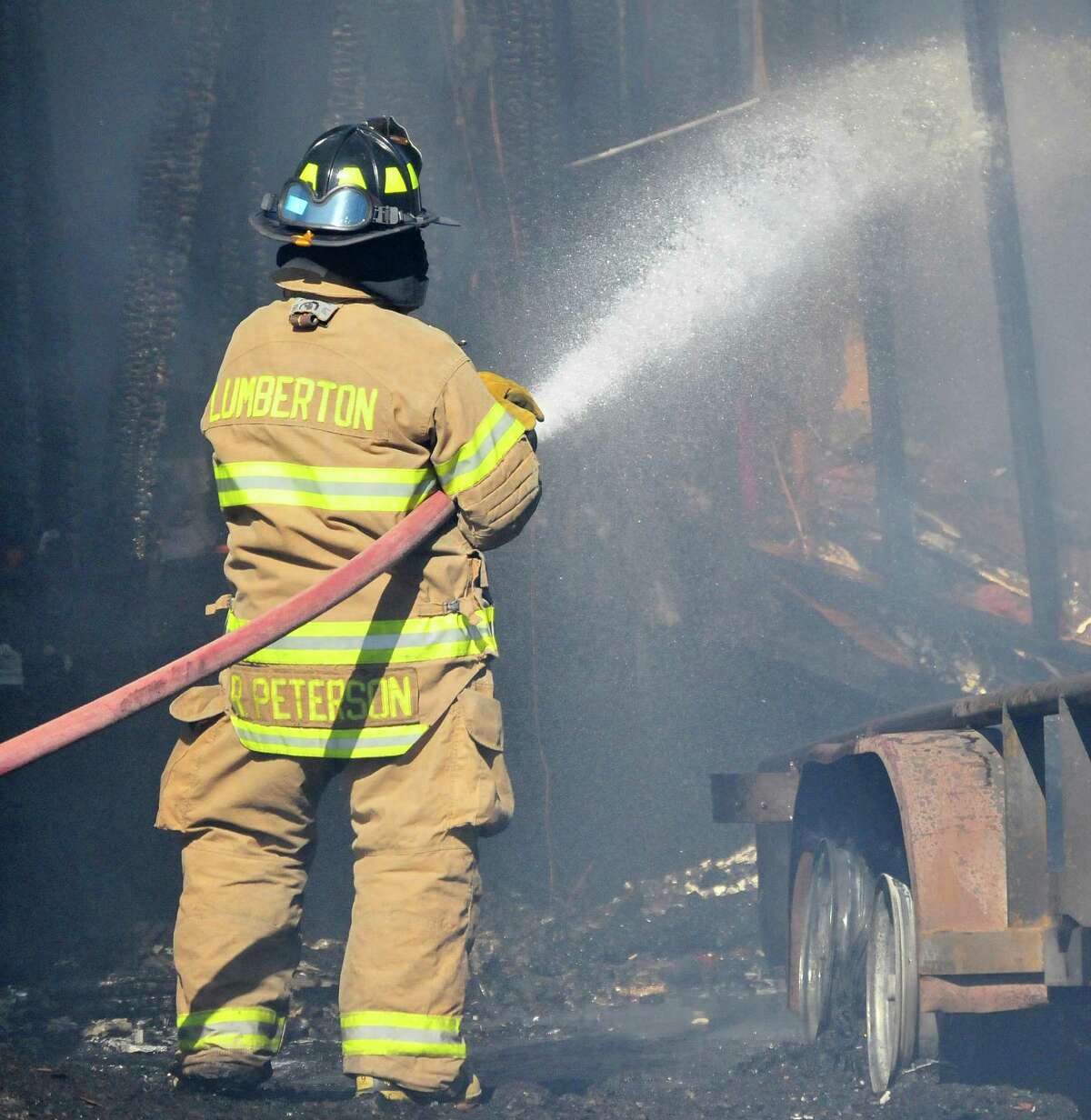 Lumberton house total loss after fire