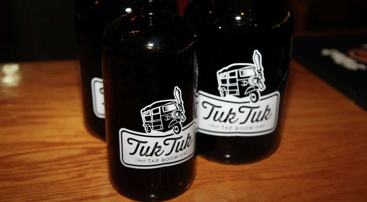 Tuk Tuk Tap Room has 60 taps of craft beer.