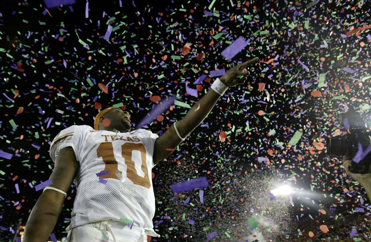 Vince Young after he helped lead the Longhorns to a national championship.