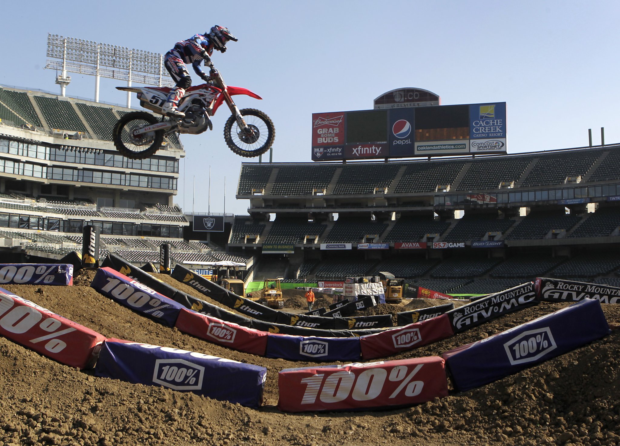 Supercross event comes to O.co Coliseum on Saturday