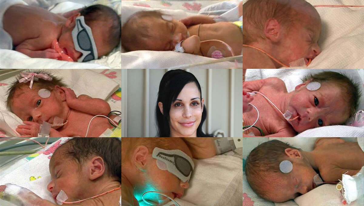 Much has transpired since Nadya Suleman became "Octomom" by giving birth to eight premature but otherwise healthy children on Jan. 26, 2009. She's gone from medical marvel (hers are the only known full set of octuplets to live past their first week) ...PHOTO: The Suleman octuplets — Jeremiah (clockwise from top left corner), Isaiah, Jonah, Maliyah, Josiah, Noah, Makai and Nariyah — are seen in this composite photo on their birth day on Jan. 26, 2009. Mother Nadya Suleman, in the center, is seen on May 19, 2010.