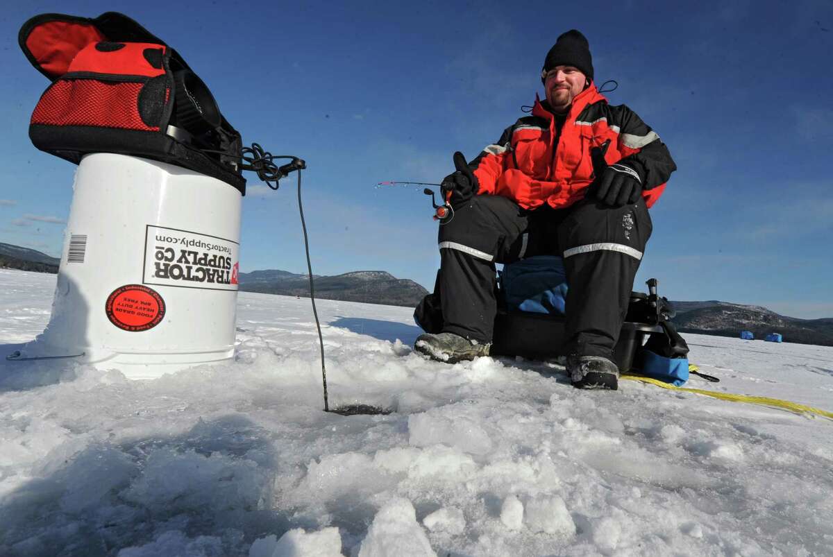 Ice fishing on Lake George is a frosty thrill