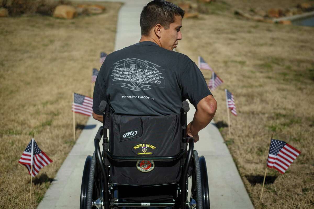 Marine Sgt. Marty Gonzalez was awarded three Purple Hearts and earned two Bronze Stars in Iraq.