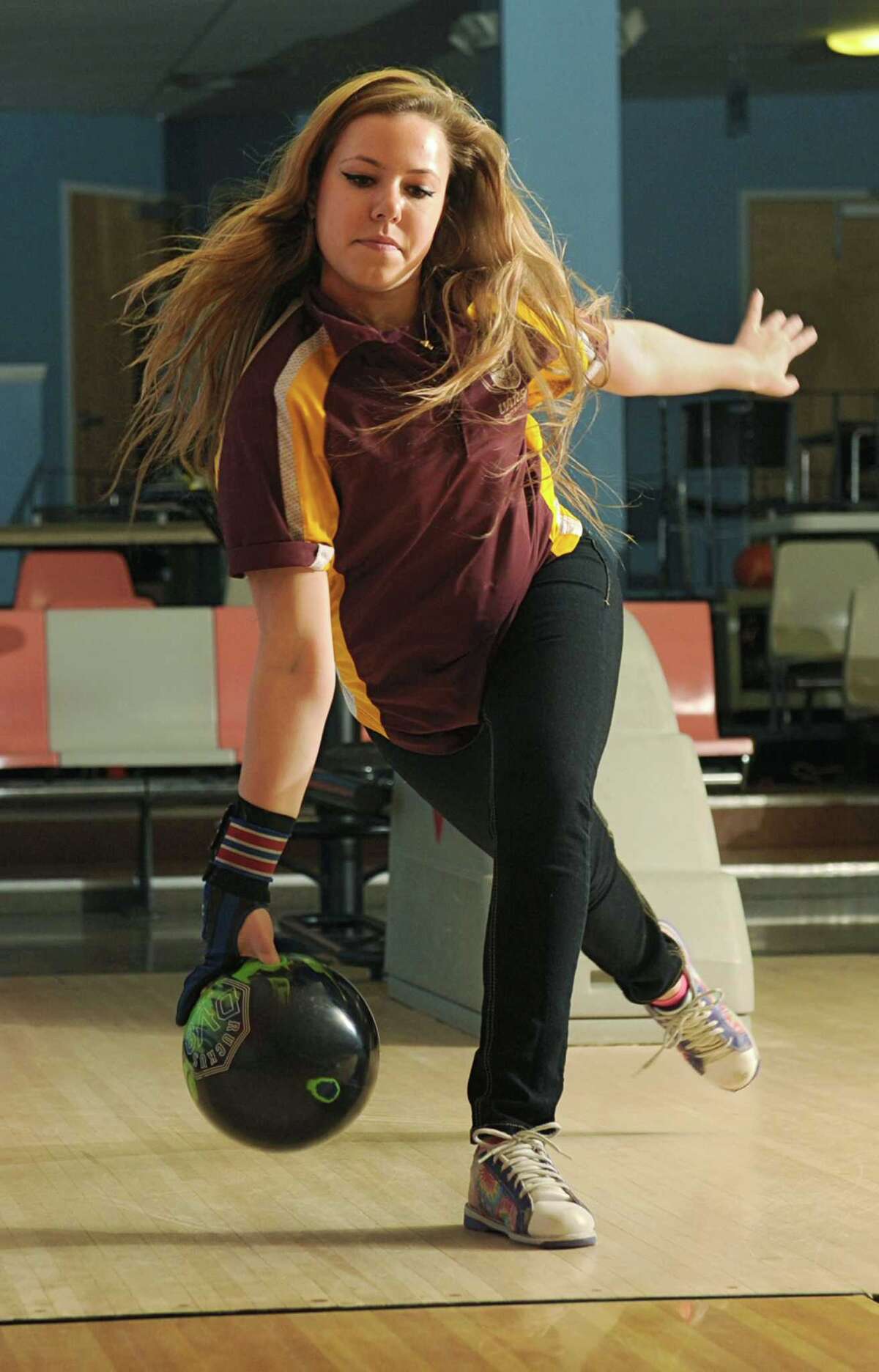 Bowling against the boys is right up Irvin's alley