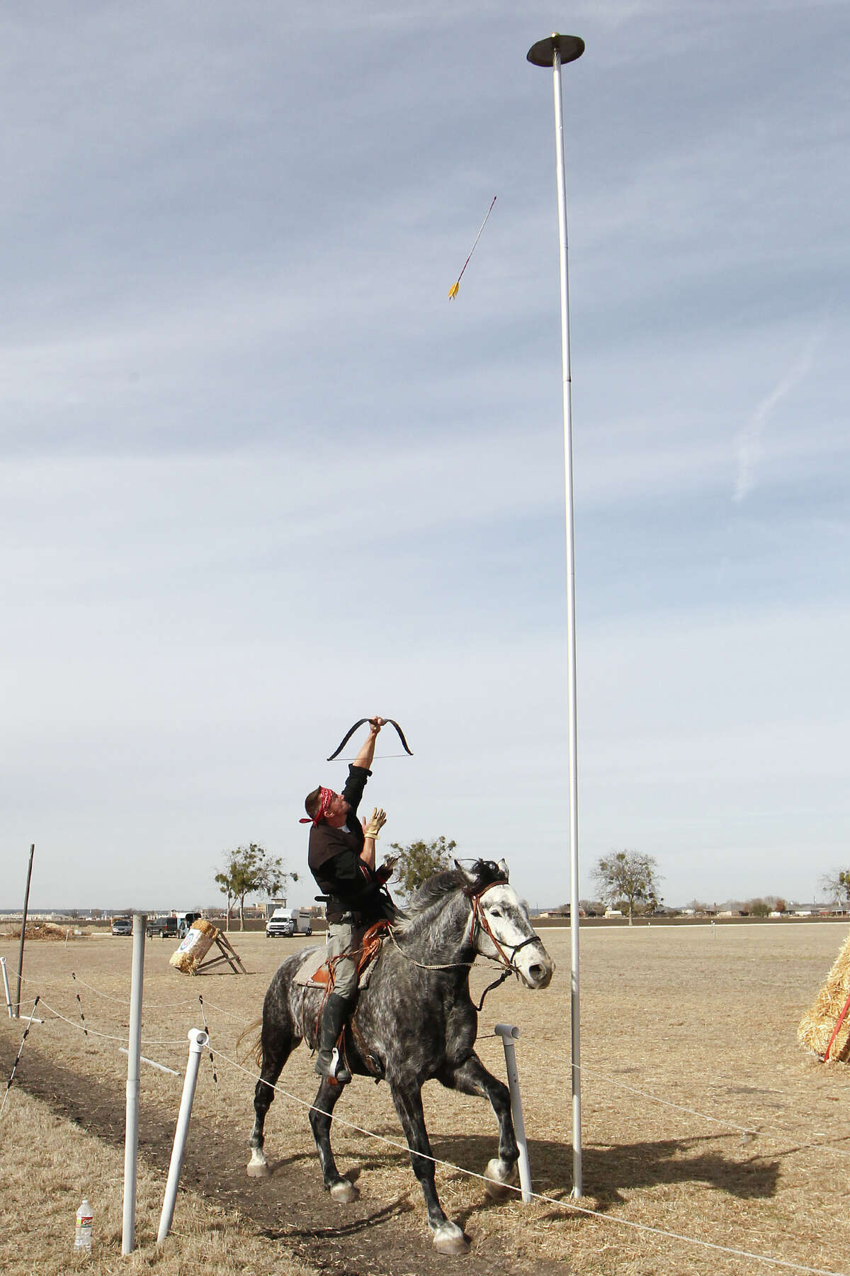 Competition tests archery, riding skills