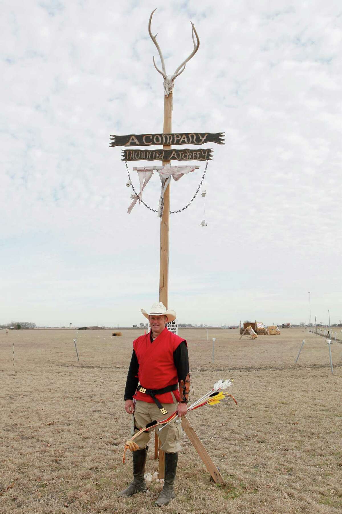Competition tests archery, riding skills