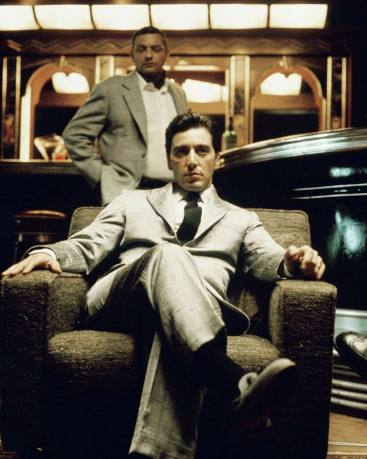 We got a second helping of Al Pacino, aka: Don Michael Corleone, in 'The Godfather Part II', 1974. Lucky for us, there weren't any more horse heads in the bed. 