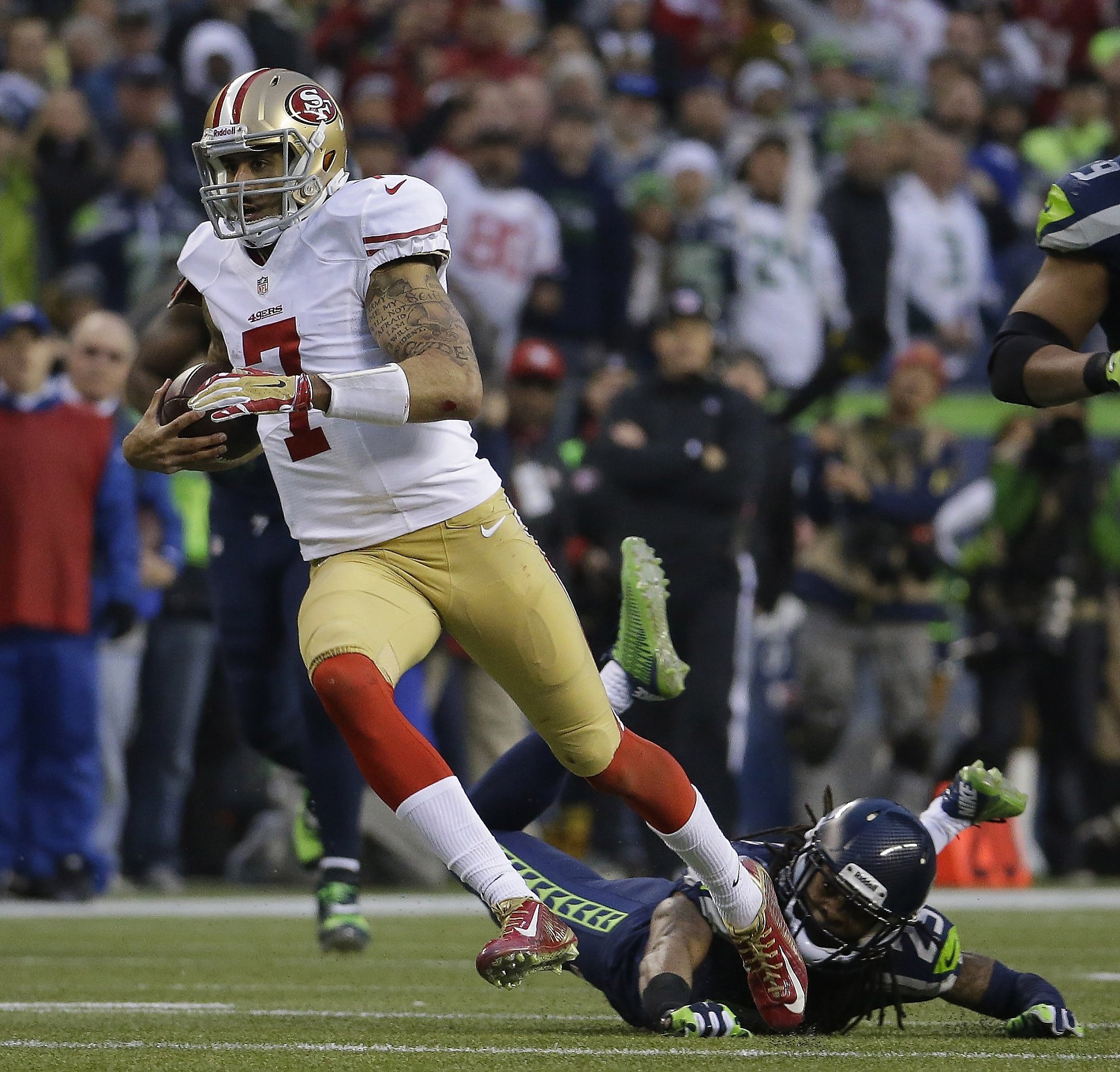 Seahawks vs. 49ers: National media toasting Richard Sherman, roasting Colin  Kaepernick