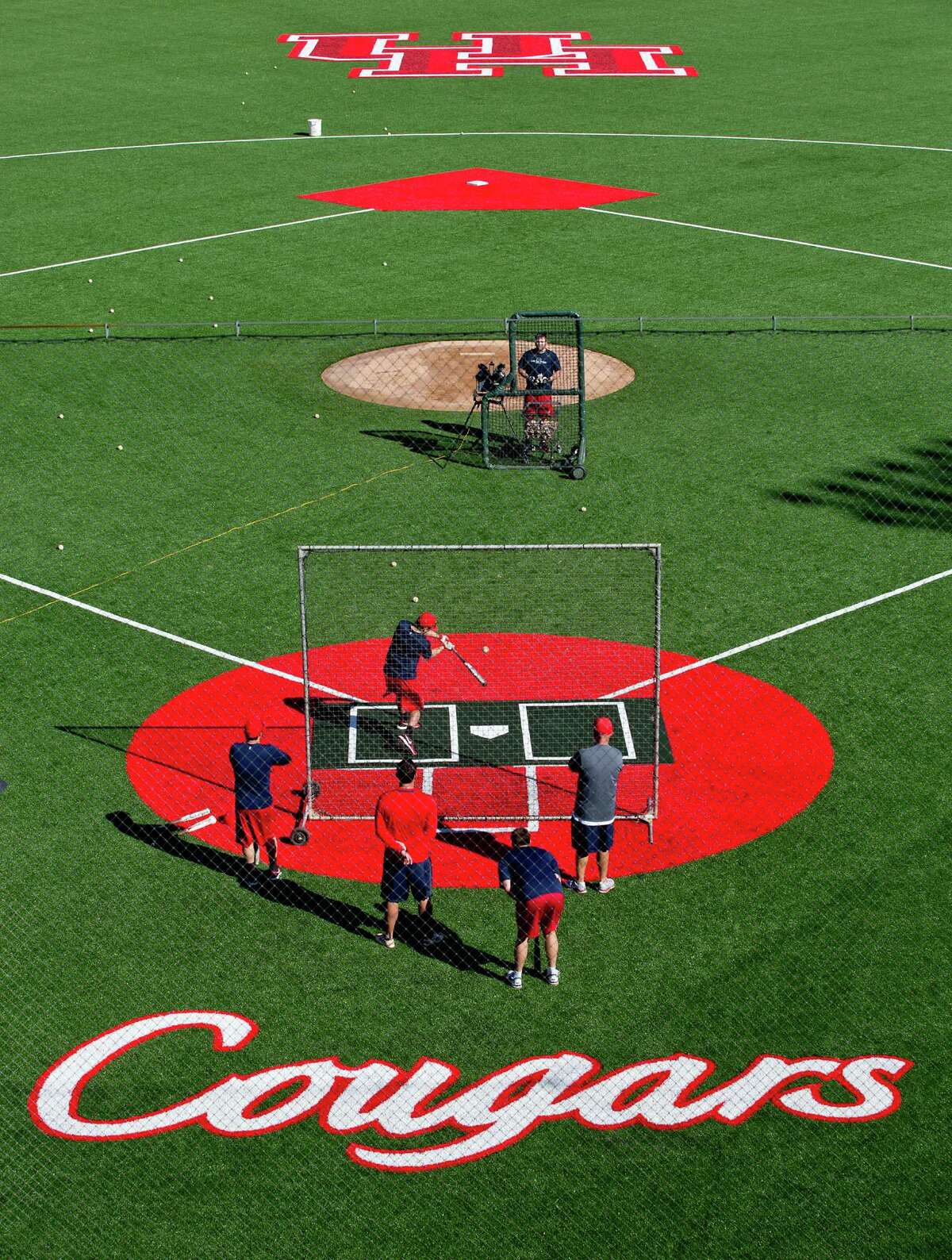 UH baseball field features colorful new look