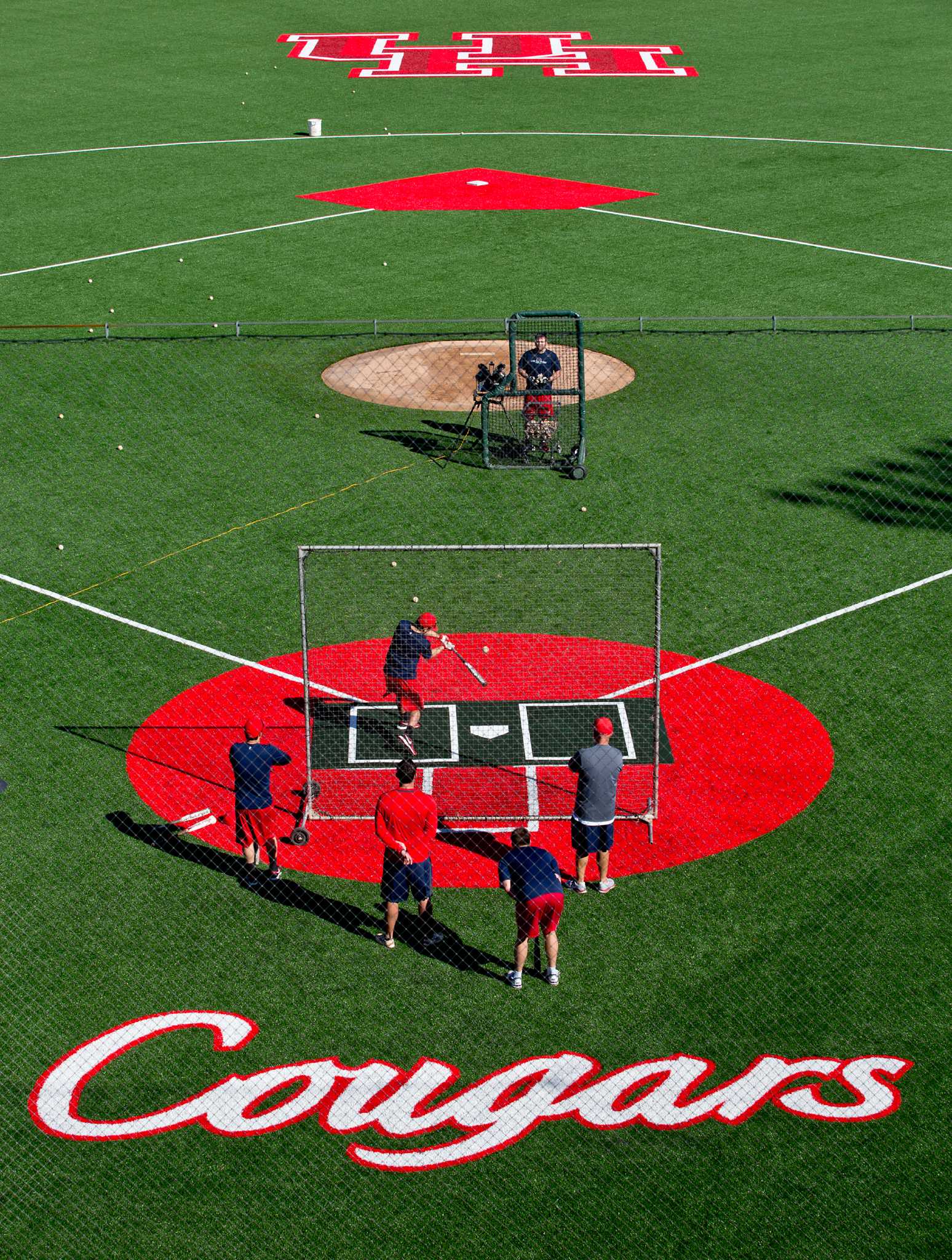 UH baseball field features colorful new look