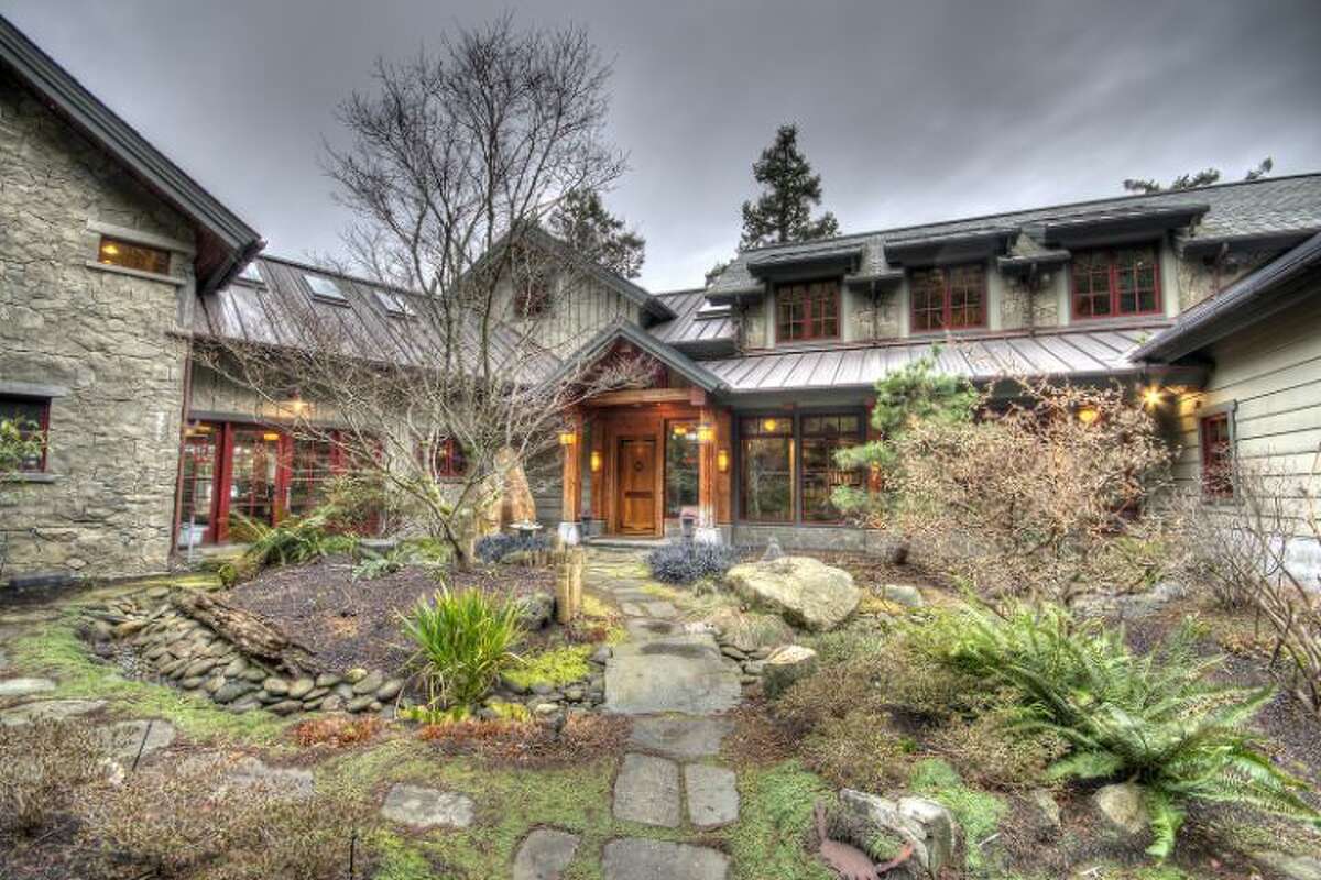 Front of 420 Catspaw Lane, on Orcas Island. It's listed for $11.5 million.